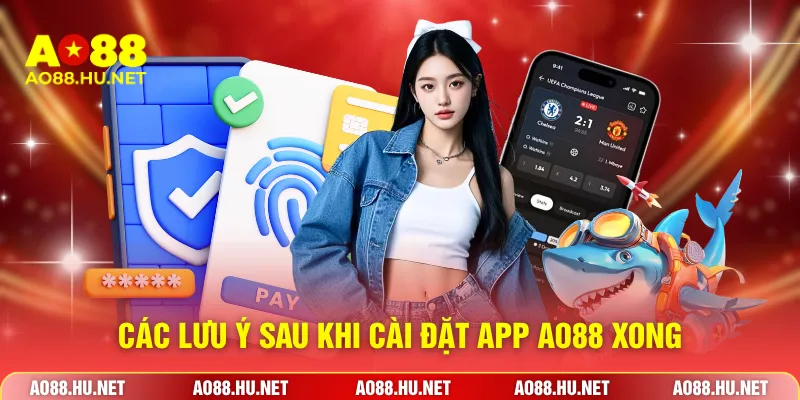 Các lưu ý sau khi cài đặt app AO88 xong
